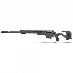 Accuracy International AXSR Folding Left Hand Rifle .300 Win Mag Black 26" 3/4"-24 w/Brake SR30W26MLHBL