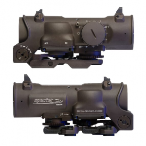Elcan SpecterDR FDE Optical Sight model 1x/4x 5.56 NATO DFOV14-T1