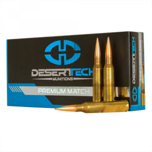 Desert Tech DTM .338 Lapua Mag 300gr Match Ammunition Case 200rds DTM-338300-CS