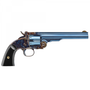 Uberti 1875 No. 3 2nd Model Top-Break Outlaws & Lawmen "Schofield Hardin" .45 Colt 7" Bbl C/H Frame Blued Revolver 356720