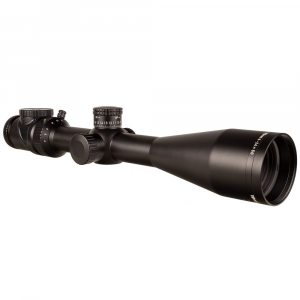 Trijicon AccuPoint 4-24x50 Riflescope w/BAC, Amber Triangle Post Reticle, 30mm Satin Black Riflescope 200165
