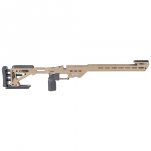 Masterpiece Arms Remington LA RH Flat Dark Earth BA Enhanced Sniper Rifle Chassis ESRCHASSISREMLA-FDE-RH-21
