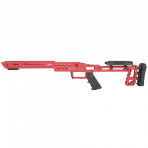 Masterpiece Arms Remington SA LH USMC Red Ultra Lite Chassis ULCHASSISREMSA-RED-LH-21