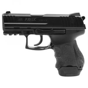 HK P30SK V3 9mm 3.27" Bbl DA/SA Subcompact Pistol w/Rear Decocking Button, (1) 15rd Mag & (1) 12rd Mag 81000823