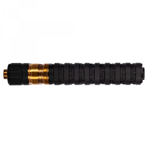 Q, LLC. Erector 9 9mm Modular 1/2-28 Black Piston Silencer SIL-E-9-BLACK