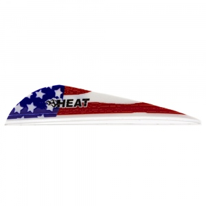 Bohning Heat Vane 2.5" American Flag 1000pk 101038AF25