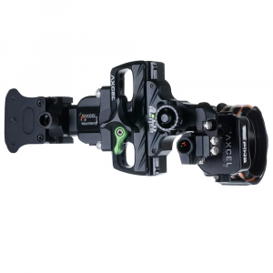 AXCEL Archery AccuHunter Slider Picatinny Mount 41mm Scope w/"T" Non-Dampened 3-Pin .019 Black Bow Sight ACHN-P319-4BK