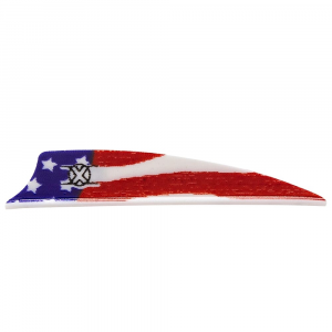Bohning X Vane 2.25" Shield Cut American Flag 1000pk 10773AF225