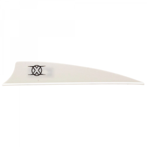 Bohning X Vane 3" Shield Cut White 1000pk 10773WH3S