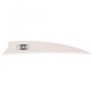 Bohning X Vane 3.5" Shield Cut White 1000pk 10773WH35S