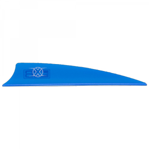 Bohning X Vane 35" Shield Cut Satin Blue 1000pk 10773SB35S