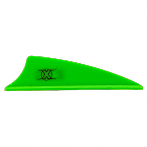 Bohning X Vane 1.75" Shield Cut Neon Green 1000pk 10773NG175