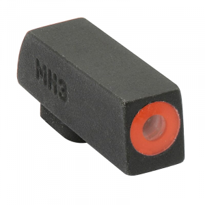 Meprolight Hyper-Bright Glock Std Frame 9/357SIG/40/45GAP Orange Ring Fixed Pistol Front Sight 402243137