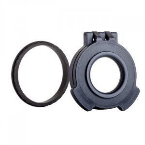 Tenebraex Objective Clear Flip Cover w/ Adapter Ring for Swarovski, Leica, and Vortex Scopes VV0044-CCR