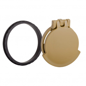 Tenebraex Objective Flip Cover w/ Adapter Ring RAL8000/Black for Bushnell Elite Tactical 3-12x44 40FC0T-BT4449-FCR