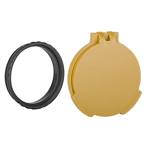 Tenebraex Objective Flip Cover w/ Adapter Ring Ral8000/Black for Hensoldt and Zeiss Scopes 56CZC5-FCR