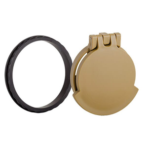 Tenebraex Objective Flip Cover w/ Adapter Ring RAL8000/Black for Leupold 40mm Objective Diameter Scopes 40LTC5-FCR