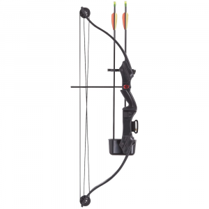 Centerpoint Elkhorn Pre-Teen Compound Bow w/(2) 26" Arrows, Adjustable Pin Sight, Arm Guard, Finger Tab & Quiver ABY1721