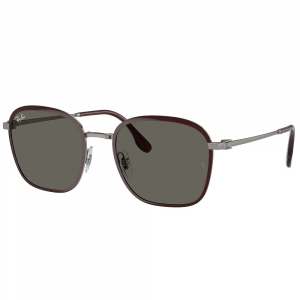 Ray-Ban 0RB3720 Red on Gunmetal Sunglasses w/Gray Lenses 0RB3720-9263R5-55