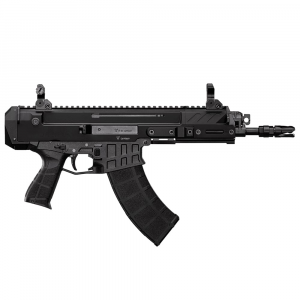 CZ-USA Bren 2 MS 7.62X39 30rd 9" 5/8x24 Pistol w/Ambi Mag Release/Manual Safety, Iron Flip-Up Sights 91460