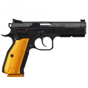 CZ-USA Shadow 2 Orange 9mm 17rd Handgun w/Polycoat Steel Frame, Nitride Slide, FO Front/Blk Serrated Hajo Rear, Bbl Bushing 91249