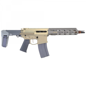 Q, LLC. Honey Badger 5.56 NATO 9.69" 1:5" Gray Pistol w/Brace HB-556-10IN-PISTOL