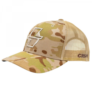 Crispi Rich Camo w/Tan Logo Snapback Hat Hat-Rich-Camo-Tan-Logo