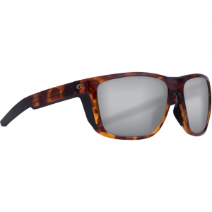 Costa Ferg Matte Tortoise Sunglasses w/ Gray Silver Mirror 580P Lenses FRG-191-OSGP