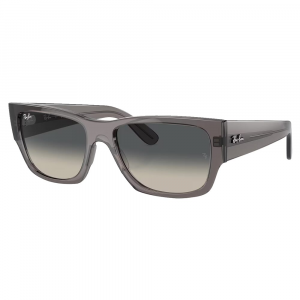 Ray-Ban Carlos Polished Opal Dark Grey Sunglasses w/Grey Gradient Lenses 0RB0947S-667571-56