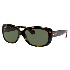 Ray-Ban Jackie Ohh Polished Light Havana Sunglasses w/G-15 Green Lenses 0RB4101-710-58