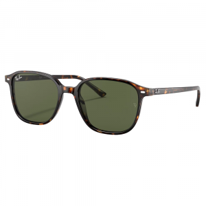 Ray-Ban Leonard Polished Tortoise Sunglasses w/G-15 Green Lenses 0RB2193-902/31-53