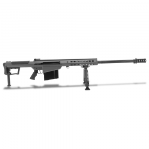 Barrett M107A1 .50 BMG Semi-Auto Grey Rifle w/ Hydraulic Buffer System and Black 29" Fluted Bbl 18067 - Barrett