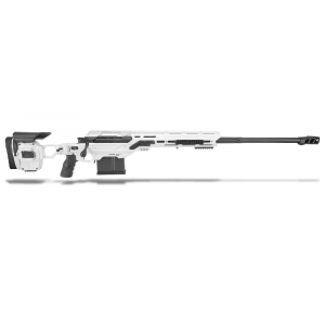 Cadex Defense CDX-40 SHDW .375CT 32" 1:10" Bbl Hybrid White/Black Rifle w/MX1 & Round Bolt Knob CDX40-DUAL-375-32-BR40-D2E4N-HWB