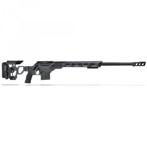 Cadex Defense CDX-R7 LCP (Lite Comp) LA .338 Lapua Mag 27" 1:9.5" Bbl Skele-Stock Hybrid Gry/Blk Rifle w/MX1 MB CDXR7-LCP-338-27-BS30-D2D3N-HGB