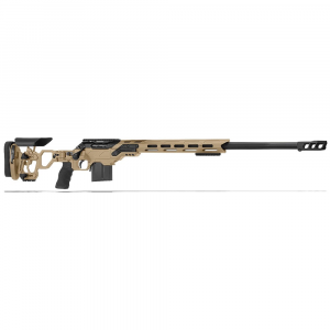 Cadex Defense CDX-R7 LCP (Lite Comp) LA .338 Lapua Mag 27" 1:9.5" Bbl Skele-Stock Hybrid Tan/Blk Rifle w/MX1 MB CDXR7-LCP-338-27-BS30-D2D3N-HTB