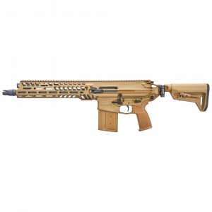 Sig Sauer MCX SPEAR .277 SIG FURY/6.8x51mm 13" Coyote Short Bbl Rifle w/(1) 20rd Mag, SLX/SLH QD FH, & Folding Magpul Stock (NFA) RSPEAR-68-13B-NG-SBR - Sig Sauer