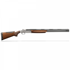 Benelli 828U 12-ga 3" 26" AA-Grade Satin Walnut Engraved Nickel Receiver O/U Break Action Shotgun 10703 - Benelli