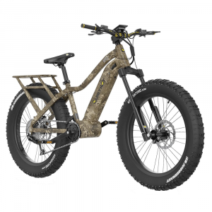 QuietKat Apex Pro VPO TrueTimber Medium eBike w/FKA-96593 48v 17.25Ah Battery, FKA-22927 Charger Adapter, APP-FW-26 Front Wheel APP-VPO-TTC-17