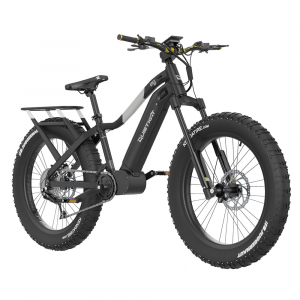 QuietKat Apex Pro VPO Gunmetal Large eBike w/FKA-96593 48v 17.25Ah Battery, FKA-22927 Charger Adapter, APP-FW-26 Front Wheel APP-VPO-GUN-19