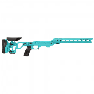 Cadex Defense Lite Competition M-LOK (for Remington 700) Short Action, Skeleton Folding Buttstock, No Top Rail, for DSSF 3.055", Color: Robin Egg's Bl