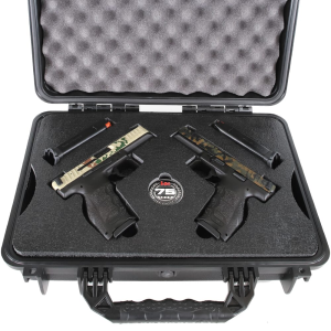 HK VP9 75th Anniversary 9mm Pistol Set w/(1) Flecktarn Pistol, (1) Tropentarn Pistol, & (4) 10rd Mags 91000017