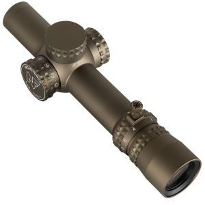 Nightforce NX8 1-8x24mm F1 .2 MRAD PTL FC-DMX Dark Earth Riflescope w/Capped E/W C663 - Nightforce