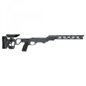 Cadex Defense Lite Competition M-LOK Sniper Grey Rem 700 M24 Skeleton Folding Chassis STKLCP-M24-RH-LA-B-NA-BGRY