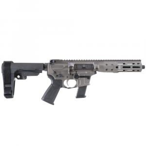 LWRC IC-9 9mm 8.5" 1:10" 1/2x28 Bbl Tungsten Grey Pistol w/SBA3 Brace ICP9TG8SBA3 - Lwrc International