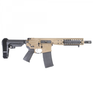 LWRC ICDI Direct Impingement .300 Blackout 10.5" 1:7" 5/8x24" Bbl FDE Pistol w/SBA3 Brace ICDIP3CK10SBA3 - Lwrc International