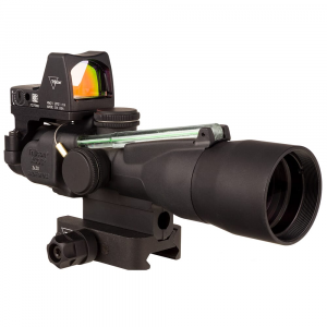 Trijicon ACOG 3x30 Dual Illum Green Horseshoe/Dot 5.56x45mm/62gr. Ballistic Compact Riflescope w/Q-LOC Mount & 3.25 MOA RMR Type 2 TA33-C-400394 - Trijicon