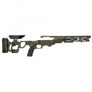 Cadex Defense Field Tactical OD Green Rem 700 LA Skeleton Fixed 20 MOA #8-40 for SSSF 3.850" CIP Chassis STKFT-REM-RH-LA-B-208-E-ODG - Cadex Defense