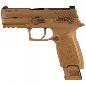 Sig Sauer P320 M18 Commemorative 9mm Optics Ready Coyote MS Pistol w/ (1) 17rd & (2) 21rd Mags M18-COMMEMORATIVE - Sig Sauer