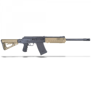 Kalashnikov USA KS-12T-FDE 12ga 3" 18" Bbl Collapsible Stock FDE Tactical Shotgun w/Muzzle Brake & (1) 10rd Mag KS-12T-FDE - Kalashnikov Usa