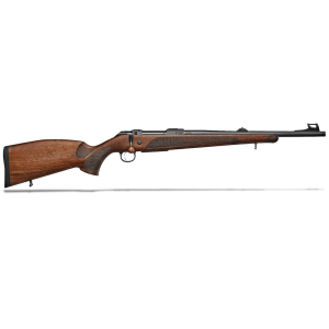 CZ-USA 600 ST1 Lux .223 Rem 4rd 20" M15X1 Drilled/Tapped Walnut Stock Fiber-Optic Front/Rear Adj Sights Walnut Bolt Knob Rifle 07301